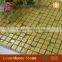 2016 newest gold mosaic tile,stone wall marble mosaic tiles