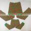 Trade assurance service striped long sleeve christmas pajamas family