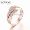 Fashionable Rose Gold Designs Women Beautiful Rings
