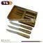 4pcs steak knife set with bamboo box