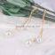 Simple Gold Earring Designs For Women, Natural Pearl Beads Jewelry Stud Earring