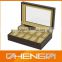 High quality factory customized made empty mdf leather watch box (ZDS-JS1410)