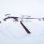 2016 New stylish metal eyeglasses frames full rimless g659