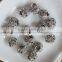 Wholesale Crystal Silver Big Hole Charm Loose Rondelle Spacer Beads For Bracelet