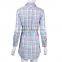 James 50s Big Check Colorful Regular Soft Woven Fabric for Children's Shiring