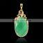  18K gold plated Green Opal marquise necklace pendant for women Valentine's Day Gift