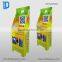 trolley paper box , cardboard trolley display stand, display stand for trolley