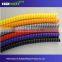 6mm Custom Plastic Clear Spiral Cable Wrap For Wires