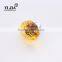 amber color zinc alloy glass bedroom cabinets knobs for dressers