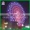 Popular amusement park rides ferris wheel whith LED lights