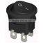 round rocker switch with waterproof T85 10A 250VAC