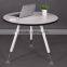 Dia 900mm Office Round Meeting Negotiation Desk Wood Steel