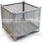 Collapsible Heavy Duty Scale Steel Wire Mesh Container Warehouse Storage Wire Cages