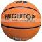 basketball factory/durable outdoor rubber basketball wholesale /custom cheap promotion rubber basketball