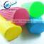 1PC creative glass Water Bottle Drinkware Transparent glass bottles silicone cup sleeve