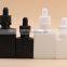 15ml 30ml clear french square glass dropper bottle