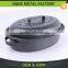Safety Design Stoneline Enamel Coating Fish Turkey Roaster Pan
