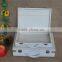White wholesale empty lightweight wood first aid box with handle