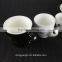 Factory direct wholesale porcelain black & white coffee cup and saucer