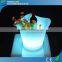 RGB Bar Furniture Ice Bucket Illuminated Plastic LED Holder