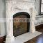 New product contemporary indoor home decorationstone white marble fireplace