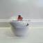Nice Ceramic Jars White Apple Shape Candy Jar