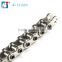 Industrial stainless steel conveyor short pitch hollow pin roller chain