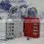 40mm 4 Digit new brass combination padlock,brass lock
