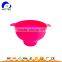 Custom color Amazon hot selling silicone bowl for popcorn
