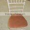 Limewash Chivari Chair with Ivory Seat Pad For Hire