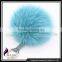 CX-A-63 Cute Fox Fur Pompom Keychain