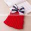 Hot sales caps lady fashion butterfly designer knitting caps for women fashion hot sales lady's hat
