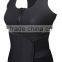 walson Neoprene Sauna Sweat Belt Latex Waist Trainer Vest Zippers Body Shaper Underbust