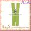 #5 auto lock open-end woven tape resin plastic zipper