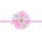 Baby baby baby selling Europe Rhinestone Headband handmade flower children headband girl hair headdress