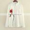 New Blusas Ladies OL Elegant Women Summer Tops 2016 Lapel Collar Floral Print Chiffon Shirt Blouse