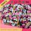 New design Sheet use Poly spun span Flower print fabric