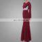 Malaysia Beautiful Traditional Dress Embroidered Design With High Quality Baju Kurung For Women Muslim Long Dress