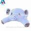 fashion cute soft plush chair cushion and neck pillow/blue elephant waist cushion