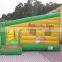 Yellow bouncers inflatables, barn/farm bounce houses