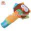 cute stuffed animal cartoon owl plush rattle toys for baby