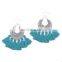 Ladies fashion Alloy Multicolor lovely tassel earrings for all purpose