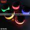 Custom logo fabric band LED lighting slap band wide slap bracelet party
