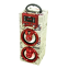 BT Wooden Power Karaoke Speaker with Colorful Display and LCD Screen