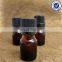 Amber Empty Glass Bottle for Essential Oils with Plastic Threaded Cover