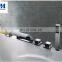 Bathroom Waterfall Bathtub Faucet Set LED Tub Filler with Handheld Shower