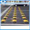 Highway used reflective vehicle speed limiter rubber speed bump for safety