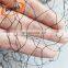 Agricultural vineyard bird mist netting for catching birds