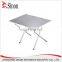 Foldable outdoor camp coffee table