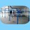 Automatic powder coating booth for aluminium profiles